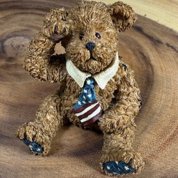 Vintage Boyds Bears Yankee Doodlebear Stars & Stripes Forever Figurine #2277921 - Picture 1 of 8